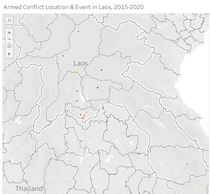 Non-obvoius international boundary