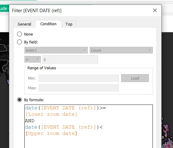 Filter setting on Event Date (Ref)
