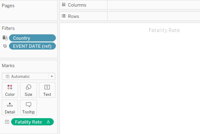 Setting for Fatality rate text box